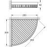 Полочка-решетка Grohe Selection Cube (40809000)