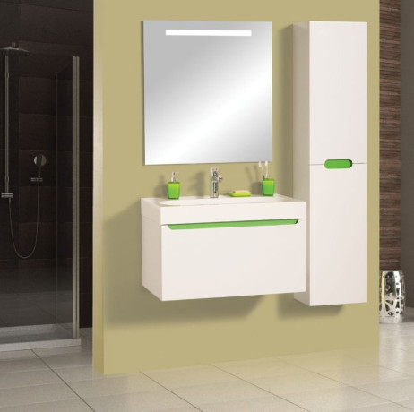 Зеркало в ванную Zelberg Lights, 80x75 (0090800300)