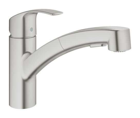 Смеситель для кухни Grohe Eurosmart, однорычажный, серебристый (30305DC0)