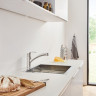 Смеситель для кухни Grohe Eurosmart, однорычажный, серебристый (30305DC0)