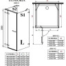Душова стінка Radaway Euphoria KDJ S2 100 (383032-01)