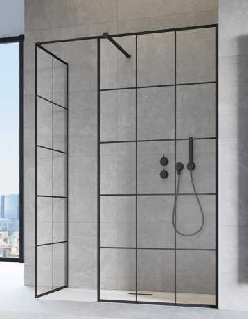 Душова стінка Radaway Walk-In Modo New Black III Factory 120 (389124-54-55)