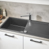 Кухонна мийка гранітна Grohe K500, 100x50, сірий (31645AT0)