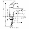 Смеситель для ванны Hansgrohe Focus E, однорычажный, хром (31930000)