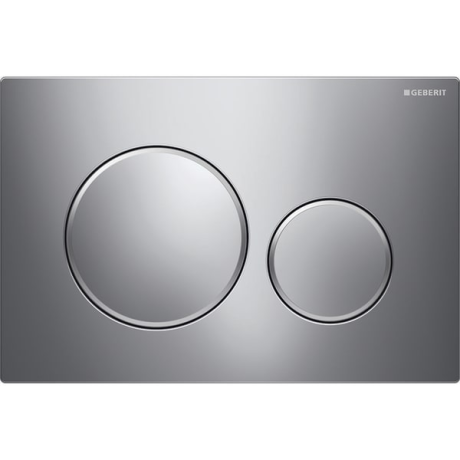 Змивна клавіша Geberit Sigma 20, глянцевий хром, матовий хром (115.882.KH.1)