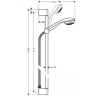 Душевой гарнитур Hansgrohe Croma 85 1Jet/Unica (27729000)