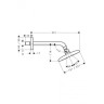 Верхній душ Hansgrohe Raindance Air (27370000)