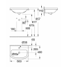Умывальник врезной Grohe Bau Ceramic, 56 (39422000)