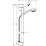 Душовий гарнітур Hansgrohe Crometta 85 (27651000)