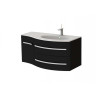 Тумба з умивальником Botticelli Vanessa, 108 (VNDR-110 BLK)