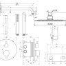 Душова система Excellent Frost Termo (AREX.4401CR)