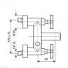Змішувач для ванни Emmevi Spirit New, двовентильний, хром (CR31001)