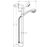 Душевой гарнитур Hansgrohe Crometta 85 (27728000)