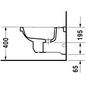 Біде підвісне Duravit 1930 Series (266100000)