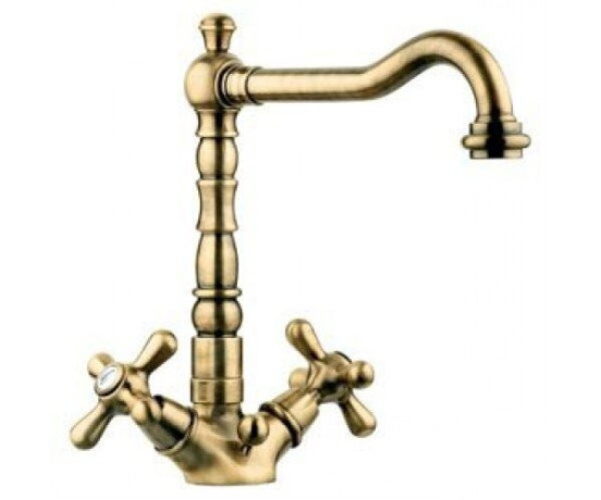 Cмеситель для умывальника Emmevi Deco Old, двухвентильный, бронза (BR12613)
