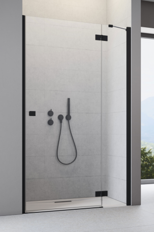 Душові двері Radaway Essenza New Black DWJ 100L, ліві (385014-54-01L)