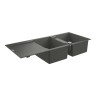 Кухонна мийка гранітна Grohe K500, 116x50, сірий (31647AT0)
