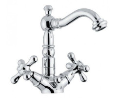 Cмеситель для умывальника Emmevi Deco Old, двухвентильный, бронза (BR12615)