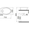 Умывальник врезной Idevit Alfa, 43 (3101-0435)