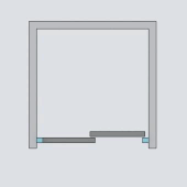 Шторка для ванни Radaway Vesta DWJ 140, 150x140 (209114-01-06)