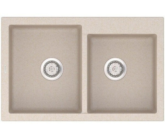 Кухонна мийка гранітна Vankor Orman, 80x51, бежевий (ORMAN OMP 05.80 BEIGE)