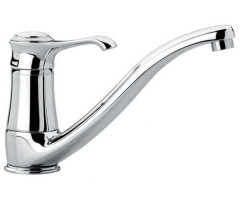 Змішувач для кухні Emmevi Tiffany, одноважільний, білий (BC6095)