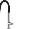 Смеситель для кухни Elleci Dove Plus, однорычажный, хром-черный (DOVE PLUS BLACK 86/FULL)