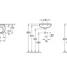 Умивальник підвісний Villeroy&Boch O.Novo, 36 (53603601)