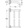 Держатель для полотенец Grohe Essentials Authentic (40654001)