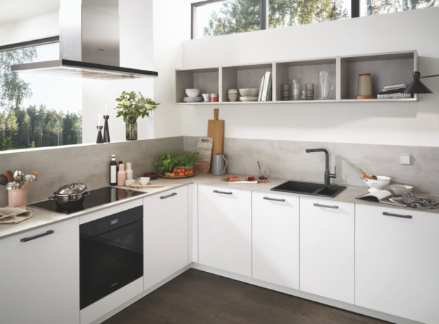 Кухонная мойка гранитная Grohe K500, 55x46, черный (31648AP0)