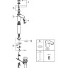 Cмеситель для умывальника Grohe BauLoop, однорычажный, хром (32856000)