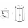 Душевая кабина Ravak Blix Slim BLSCP4, 90x90 (X3BM70C00Z1)