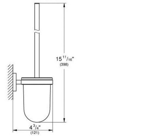 Йоршик для туалету Grohe Essentials (40374001)