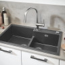 Кухонна мийка гранітна Grohe K500, 86x50, сірий (31649AT0)