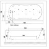 Ванна акрилова Excellent Clesis Lux, 170x75 (WAEX.CLL17WH)
