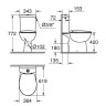 Унітаз компакт Grohe BauCeramic (39347000)