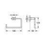 Держатель для полотенец Grohe Essentials Cube (40510001)