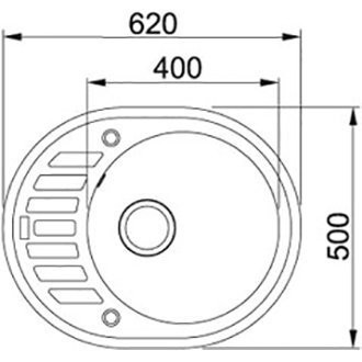 Кухонна мийка гранітна Franke ROG 611, 62x50, графіт (114.0251.446)