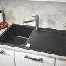 Кухонна мийка гранітна Grohe K500, 86x50, чорний (31644AP0)