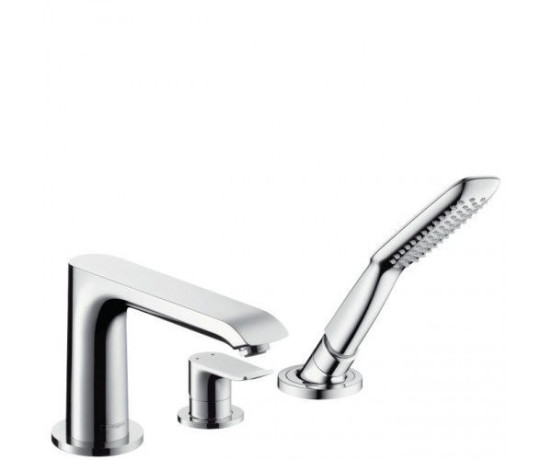 Змішувач для ванни Hansgrohe Metris, одноважільний, хром (31190000)