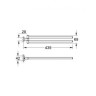 Тримач для рушників Grohe Essentials Cube (40624001)