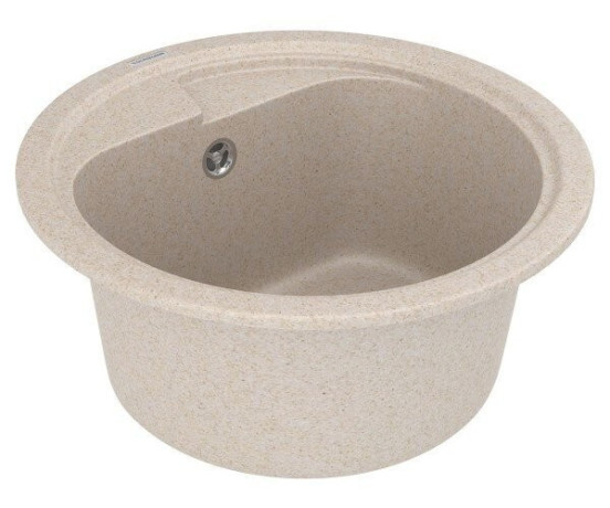 Кухонна мийка гранітна Vankor Polo, 45x45, бежевий (POLO PMR 01.45 BEIGE)