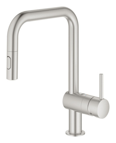 Змішувач для кухні Grohe Minta, одноважільний, сріблястий (32322DC2)