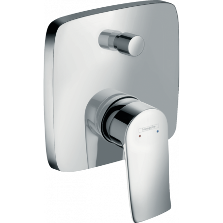 Смеситель для ванны Hansgrohe Metris, однорычажный, хром (31454000)