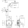 Душова система Grohe Eurosmart Cosmopolitan (25219001)