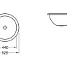 Умивальник врізний Villeroy&Boch Loop&Friends, 44 (51804001)