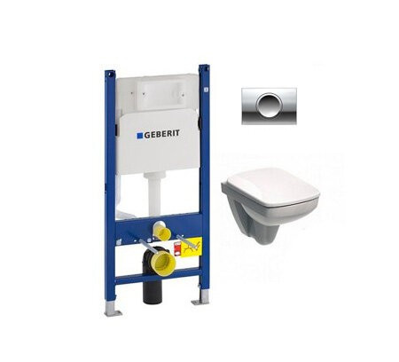 Комплект: Унітаз Kolo Nova Pro Rimfree + Інсталяція Geberit Duofix Delta + Кришка Soft-Close + Клавіша Delta 11 (M39018000+458.126.00.1+M30116000+115.120.21.1)