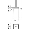 Йоршик для туалету Grohe Selection Cube (40857000)