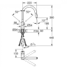 Смеситель для кухни Grohe Minta, однорычажный, хром (30348001)