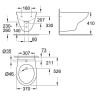 Биде подвесное Grohe Bau Ceramic (39433000)